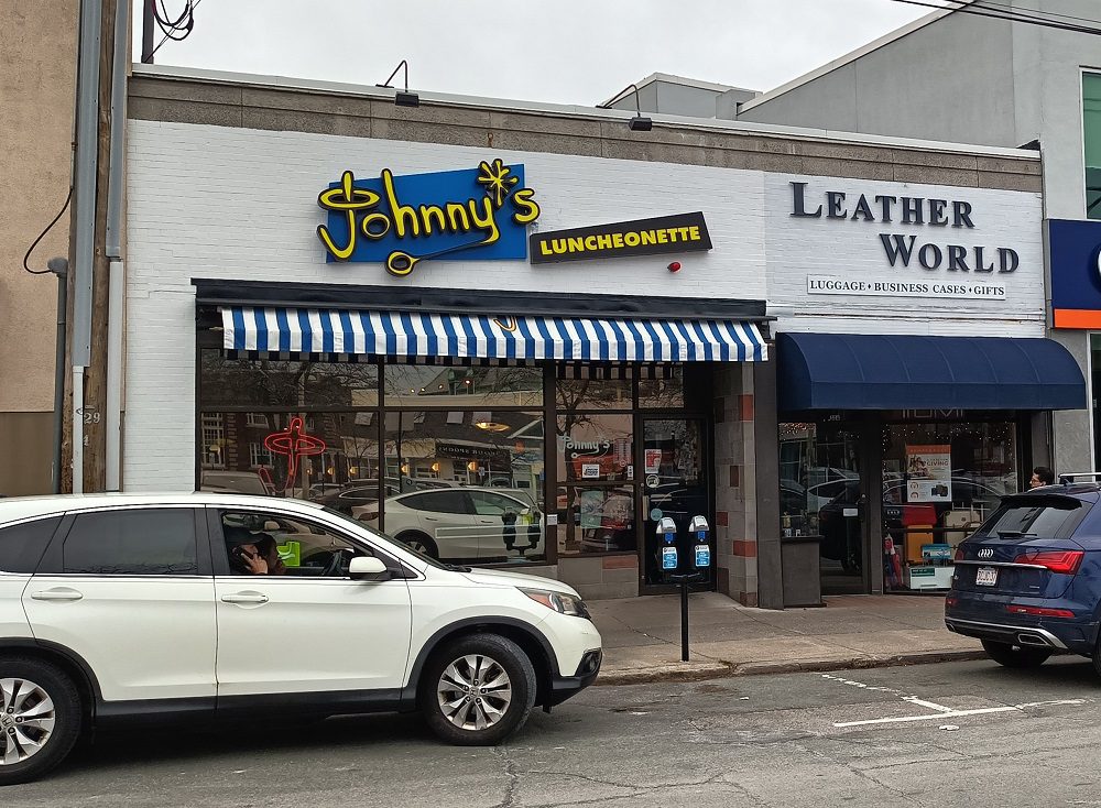 Johnny's Luncheonette in Newton Centre. Photo by Dan Atkinson