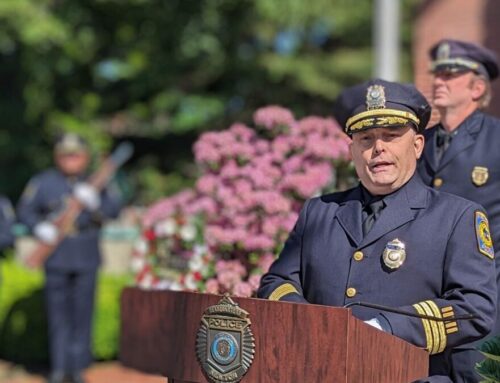 Newton Police Chief George McMains is retiring