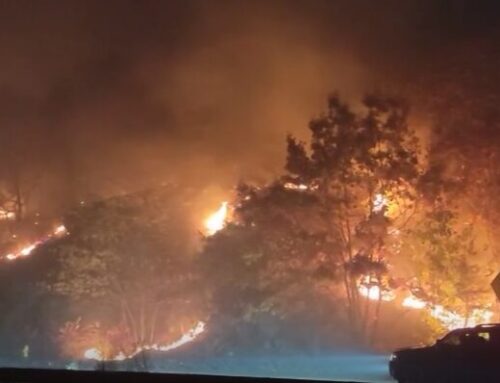 Newton chokes on North Shore brush fire smoke