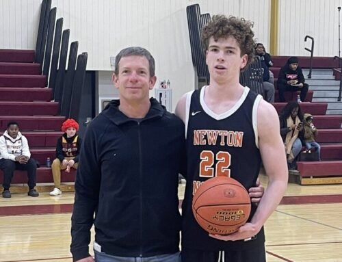 Newton North basketball star Teagan Swint scores over 1,000 career points