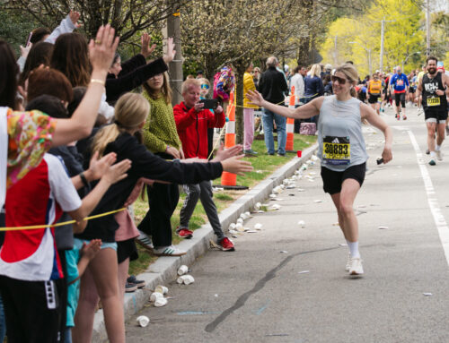 Snapshots: Boston Marathon marks its 129th run through Newton
