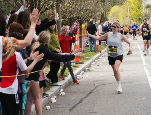 Snapshots: Boston Marathon marks its 129th run through Newton