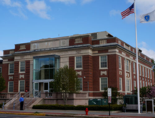 Boston man charged with trying to set Lasell University property on fire