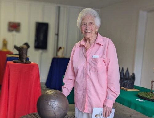 Newton sculptor Nancy Schon has gone from ducklings to dissent in the Era of Trump
