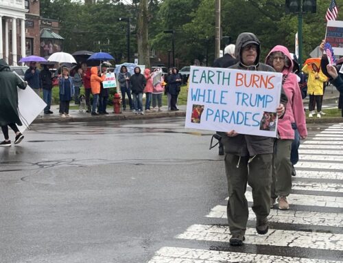 Snapshots: ‘No Kings’ rally in Newton Centre