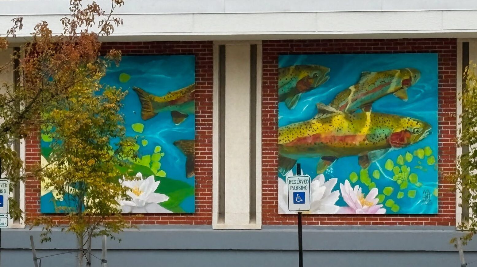 Spark Newton gifts mural to brighten outside of Gath Pool bathhouse ...