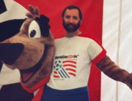 He was a World Cup mascot 30 years ago, and he wants to do it again this year
