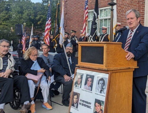 Snapshots: Newton 9/11 ceremony