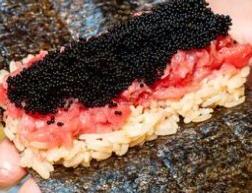 Lab 13 Handroll makes eating sushi a hands-on experience