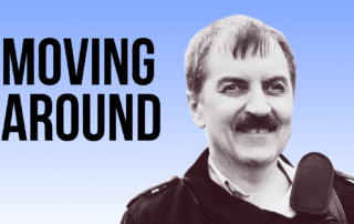 Moving Around column graphic