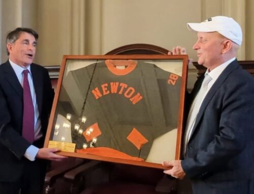 Former classmate surprises Laredo with a treasure from his track days