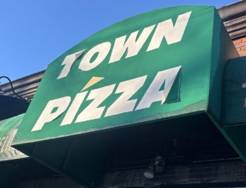 Dave Portnoy reviews Newton Centre Town Pizza on One Bite Pizza Review Channel