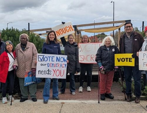Snapshots: ‘No Kings’ rally on Newton Centre Green